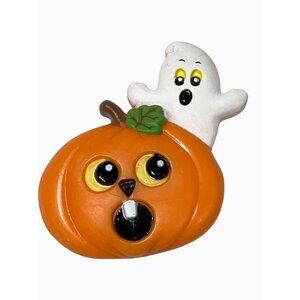 Russ Halloween Pumpkin & Ghost Pin Badge For Children